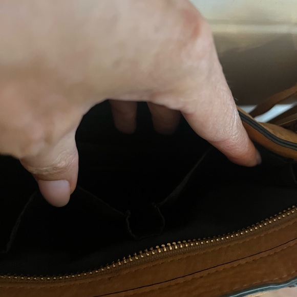 Rebecca Minkoff Tan Leather Fringe Handbag - Picture 7 of 10